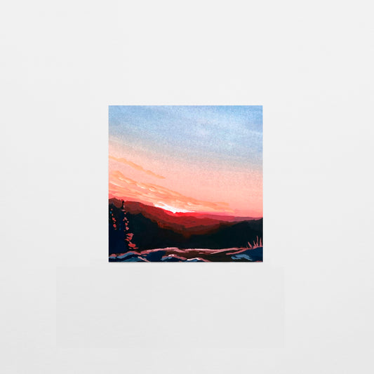 'Rich View' Mini Art Print