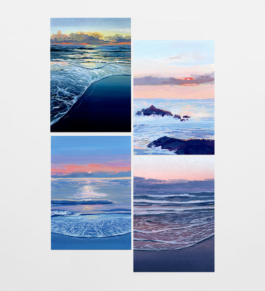 'Colorful Seascape' Postcard Pack