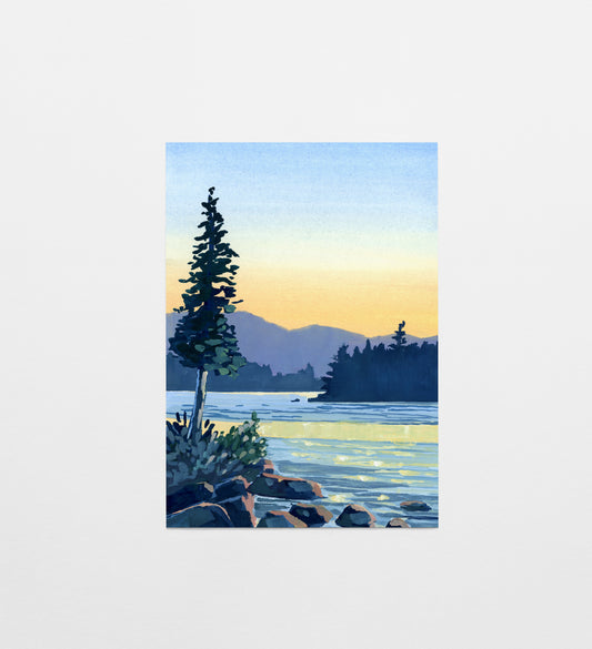 'Summer by the Lake' Postcard
