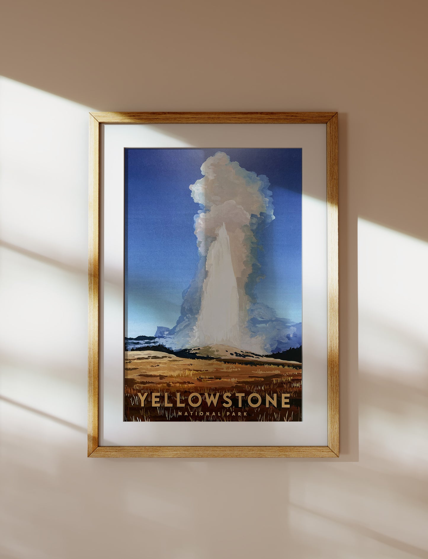 'Yellowstone' National Park Travel Poster