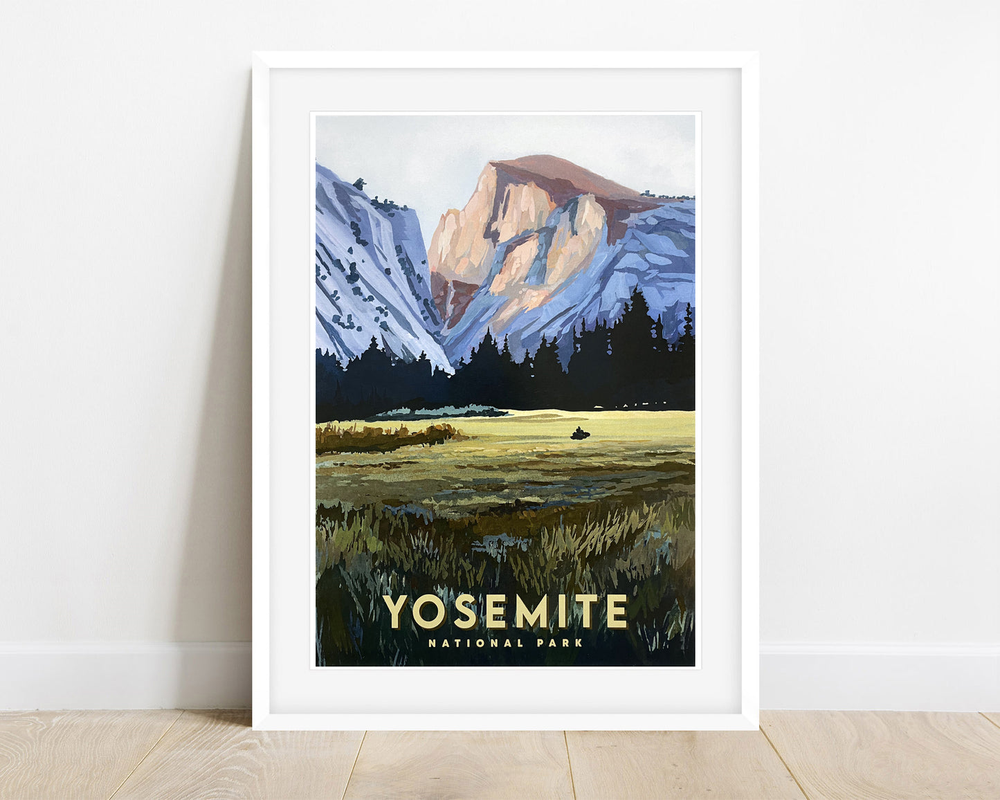 'Yosemite' National Park Travel Poster