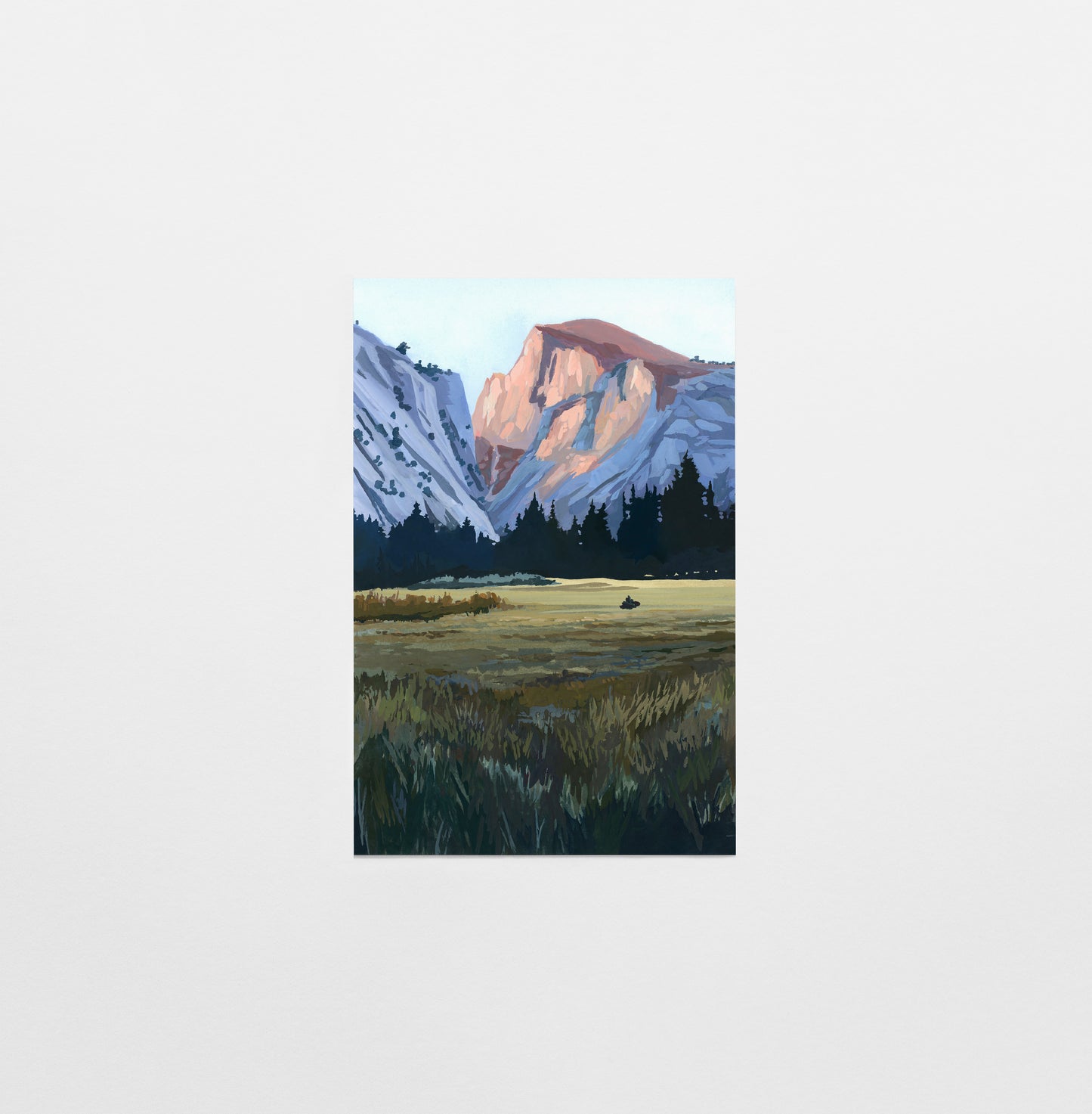'Yosemite' National Park Art Postcard