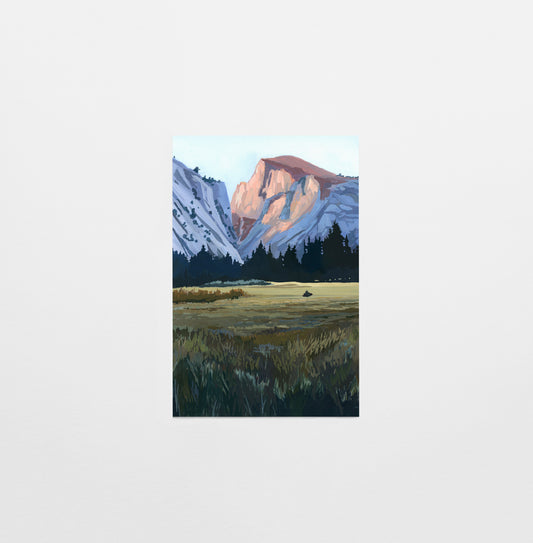 'Yosemite' National Park Art Postcard