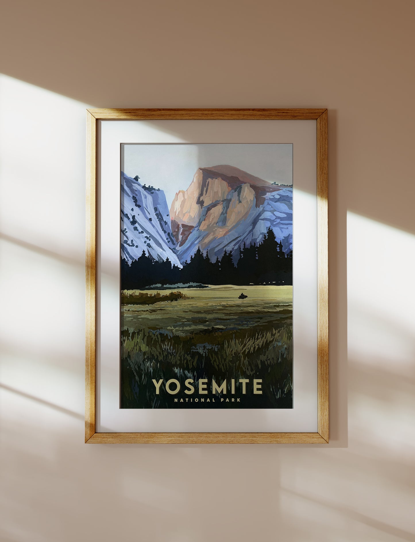 'Yosemite' National Park Travel Poster