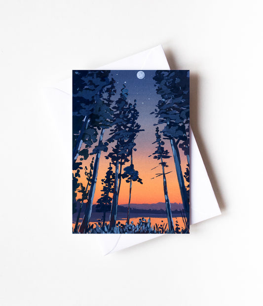 'Beneath the Stars' Greeting Card