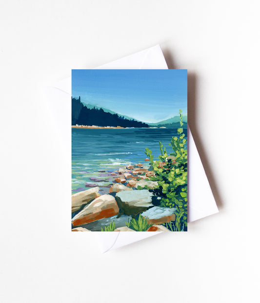 'Jordan Pond ii' Greeting Card