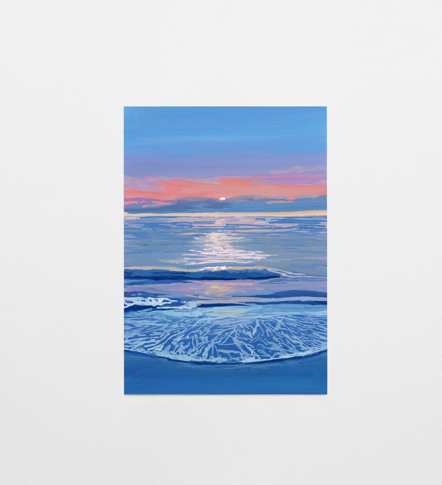 'Purple Sand Beach' Postcard