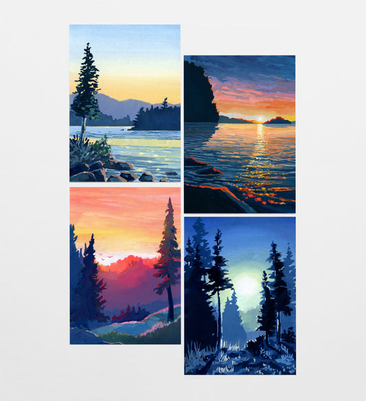 Postcard Pack - Vivid Landscapes