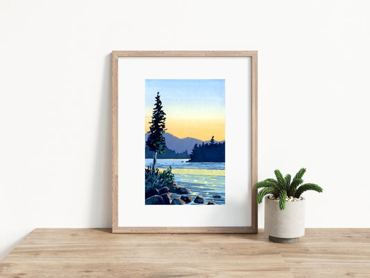'Summer by the Lake' Print